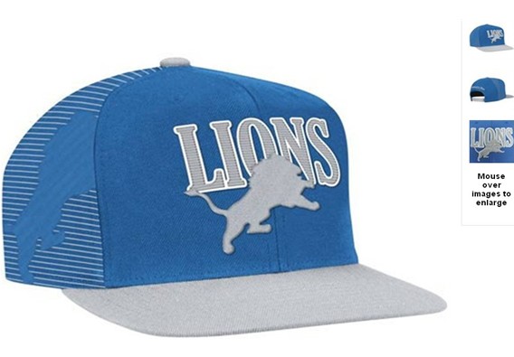 Detroit Lions NFL Snapback Hat 60D1